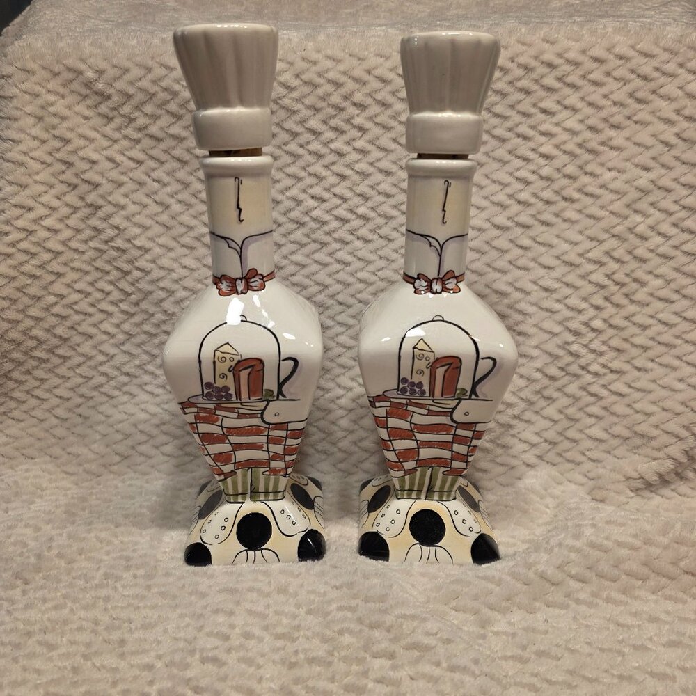 Chef Shaped Bottles Designed to Inspire Smiles Decanter By Carrie Olsen Garrard